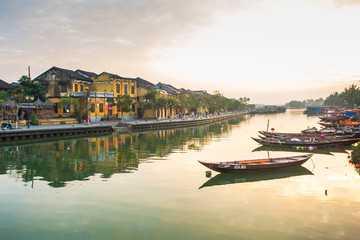 View on the Old Town of Hoi An. Vietnam. Unesco World Heritage Site.	