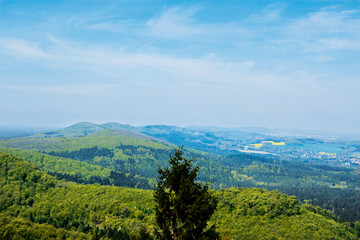 Teutoburger Wald, Hermannsdenkmal, Blick nach Nordwesten