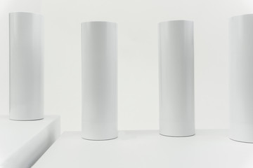 round column shape background 