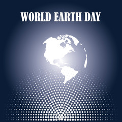Happy World Earth Day Celebration Vector Template Design Illustration