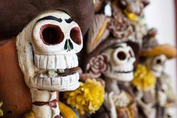 Künstlerrische Darstellung der Geister in Mexico