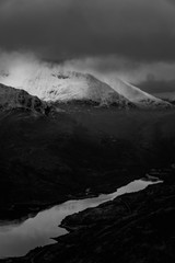 Fototapeta na wymiar The Mountains of Glencoe, Scottish Highlands