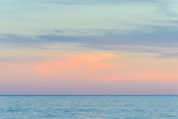 Cloudy sunrise sky. San Jose del Cabo. Mexico.