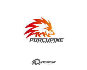 Fototapeta na wymiar Porcupine Esport gaming mascot logo template Vector. Modern Porcupine Logo Vector