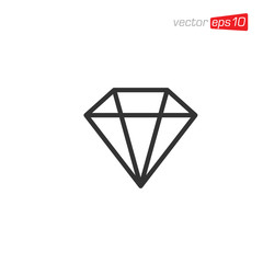 Diamond Logo Icon Design Vector