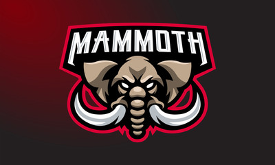 Mammoth Esports Mascot Logo Design-08
