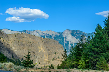 Rocky Mountains near Lillooet, Whistler, Vancouver, Canada.