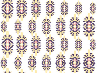 Ethnic wave pattern. Seamless  ehnic carpet African pattern.  Aztec style. Geometric mosaic