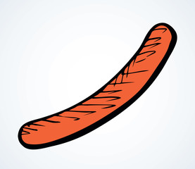 Nail file. Vector drawing icon