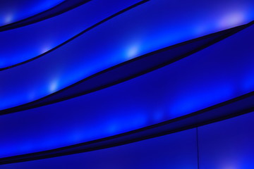 blue wave pattern with lights