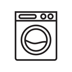 washing machine icon design vector logo template EPS 10