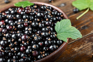fresh currants on the table