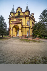 Fototapeta na wymiar Pallavicini Castle in Mosdos, Hungary