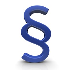 Article sign symbol icon blue 3d