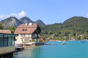 Naklejka premium house on the lake