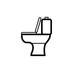 toilet icon vector design logo template EPS 10
