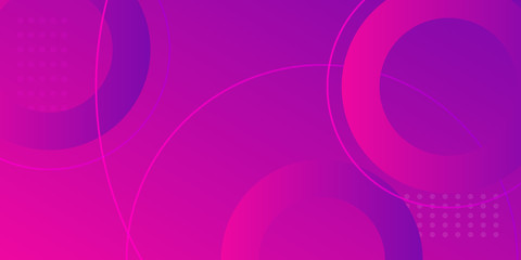 Pink purle gradient web header abstract background. Vector illustration for presentation design, banner, flyer and web template