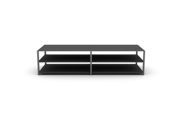 3D Rendering Table or Shelves Furniture on White