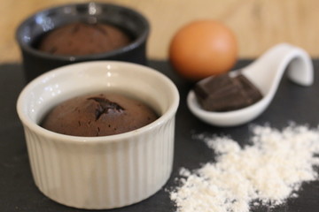 fondant au chocolat