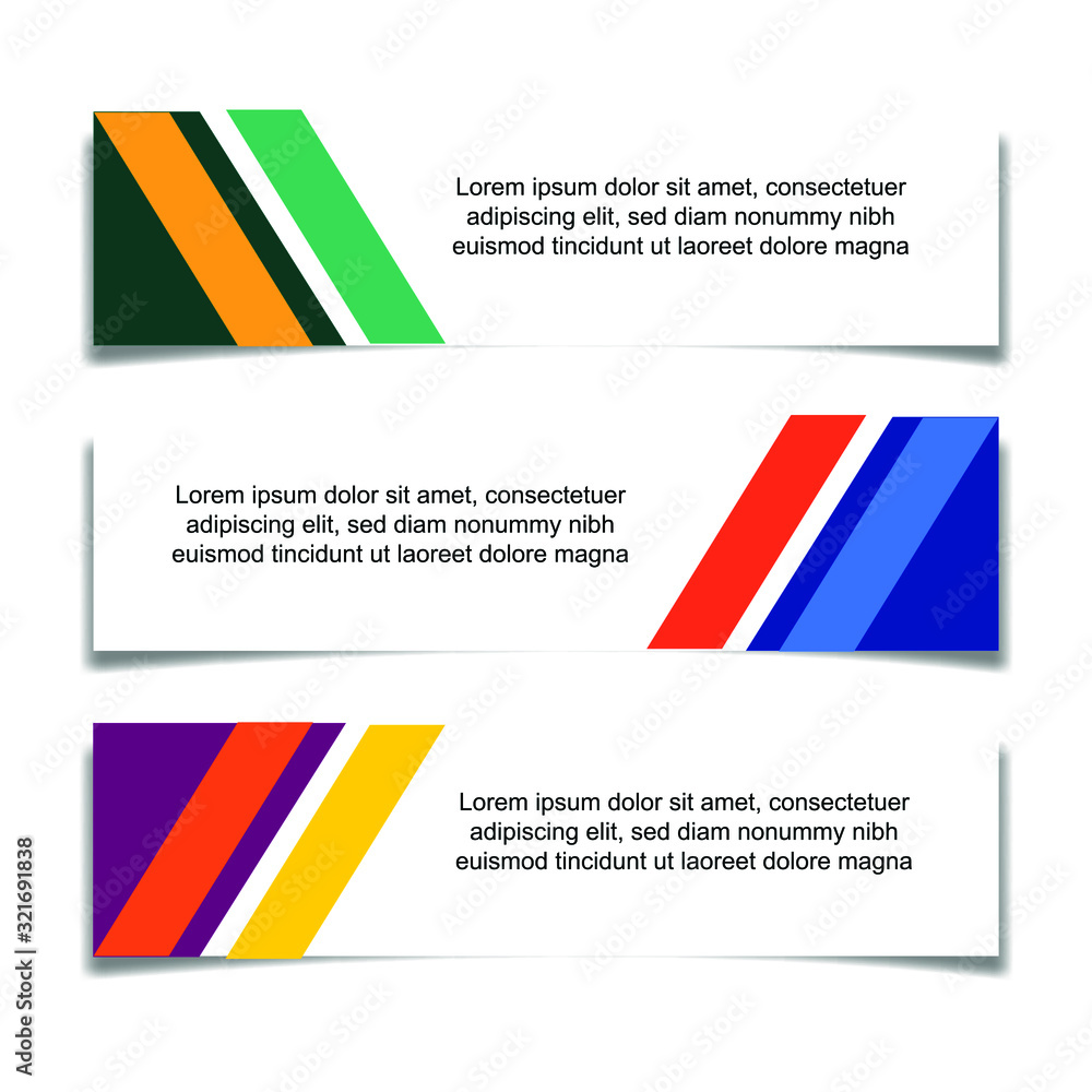 Poster Abstract Web banner design background or header Templates vector illustration