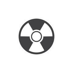 nuclear icon design vector logo template EPS 10