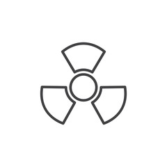 Fototapeta premium nuclear icon design vector logo template EPS 10