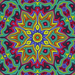 abstract colorful hexagon illustration