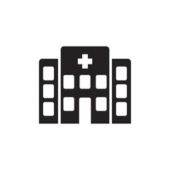 hospital icon design vector logo template EPS 10