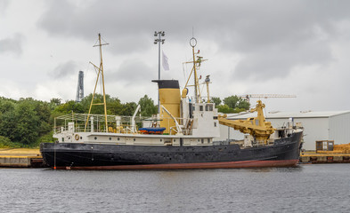 Naklejka premium workboat in Wilherlmshaven