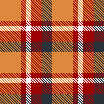 Seamless Pattern Background.  Plaid, Tartan Flannel Shirt. Trendy Tiles Vector