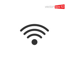 Wifi Signal Icon Design Vector