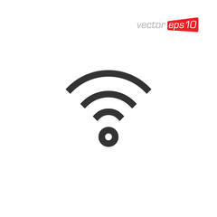 Wifi Signal Icon Design Vector