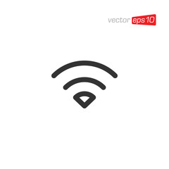 Wifi Signal Icon Design Vector