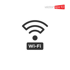 Wifi Signal Icon Design Vector
