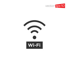 Wifi Signal Icon Design Vector