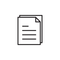 paper icon design vector logo template EPS 10