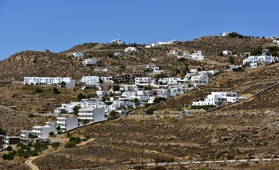 The white low rise house of Mykonos