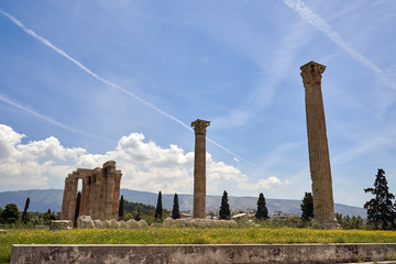 Ancient Temple of Zeus, Olympeion, Athens, Greece