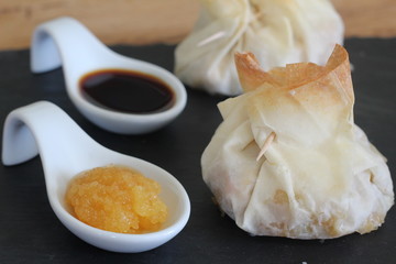 aumoniere au chèvre