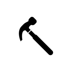 hammer icon design vector logo template EPS 10