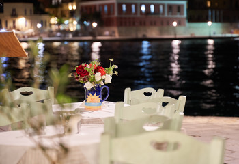 tradittional restaurant in Chania, Crete, Greece