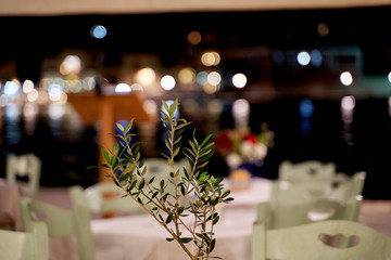tradittional restaurant in Chania, Crete, Greece