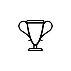 trophy icon vector design logo template EPS 10