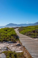 Fototapeten Hout Bay from a beach walkway in Kommitjie, Cape Town, south africa © danedwards