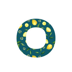 Learning the alphabet, the letter O