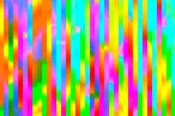 Rainbow colored vertical striped lines background.
