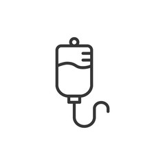 Infuse Icon Vector. Medical Drip Icon.