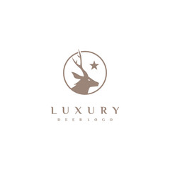 Luxury deer logo design inspiration