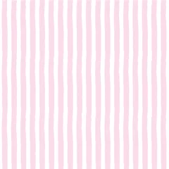 Tapeten Vertikale Streifen Streifenmusterdesign mit Valentinsgrußfarben - nahtloses Muster der lustigen Zeichnung mit rosa, rosafarbenem weißem Hintergrund. Beschriftungsplakat oder T-Shirt Textilgrafikdesigntapete, Geschenkpapier.