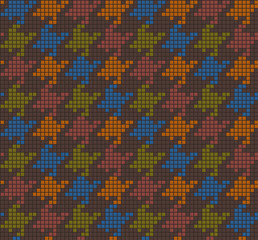 Fototapeta premium Modern houndstooth texture.